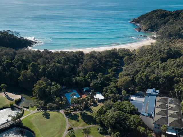 Diggers Beach, Coffs Harbour from above