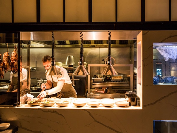 Watch chefs prepare your food from the elegant dining room at Donna Chang in Brisbane.