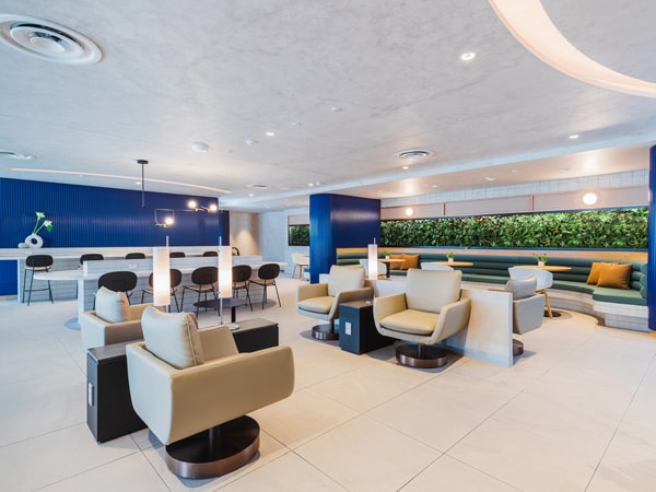 the Skyteam Lounge in Sydney