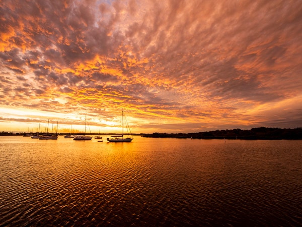 Clarence River at Sunset in Yamba