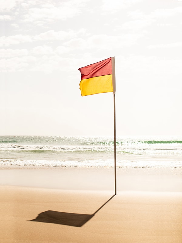 Surf lifesaving flag