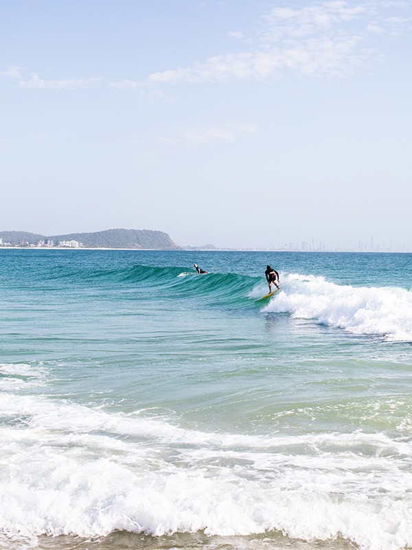 Surfing Currumbin