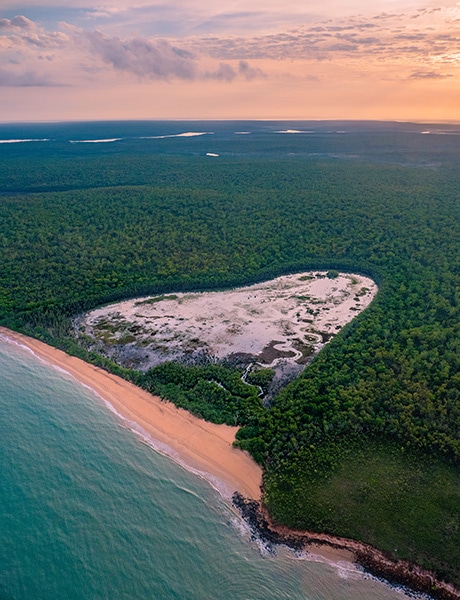aerial Tiwi Islands