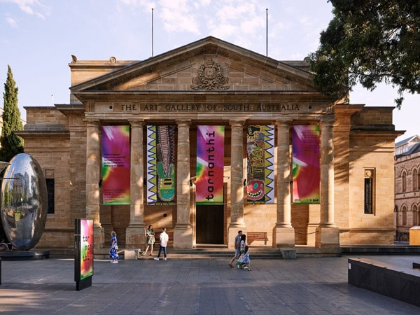 the front facade of the Art Gallery of South Australia