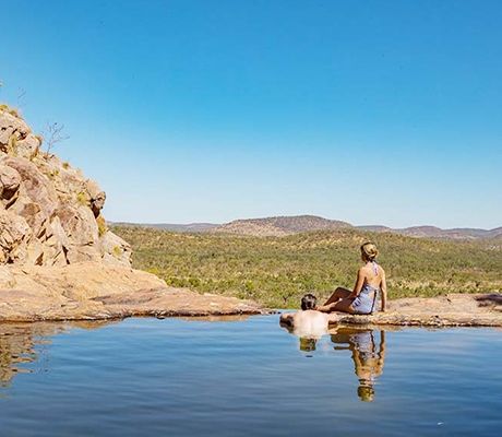 Gunlom Falls infinity pool