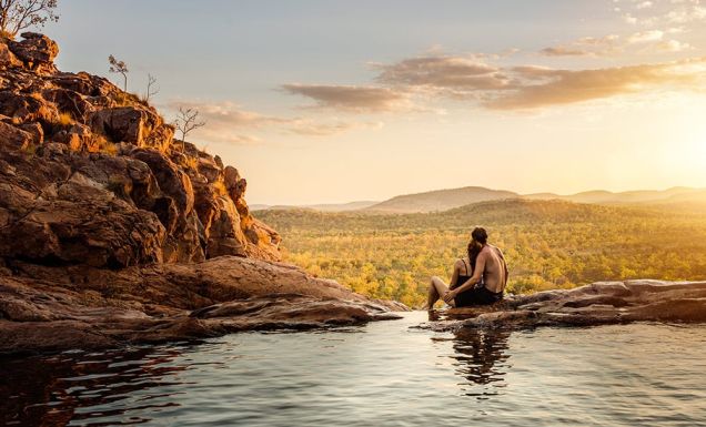 Gunlom Falls infinity pool header