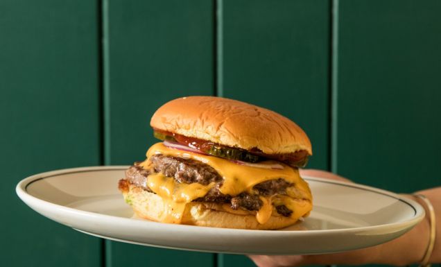 The cheeseburger at Mabel's in Melbourne