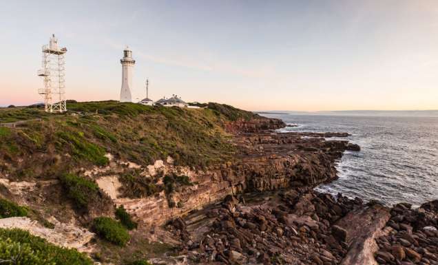 Ben Boyd Green Cape Lighthouse on the Sapphire Coast. (
