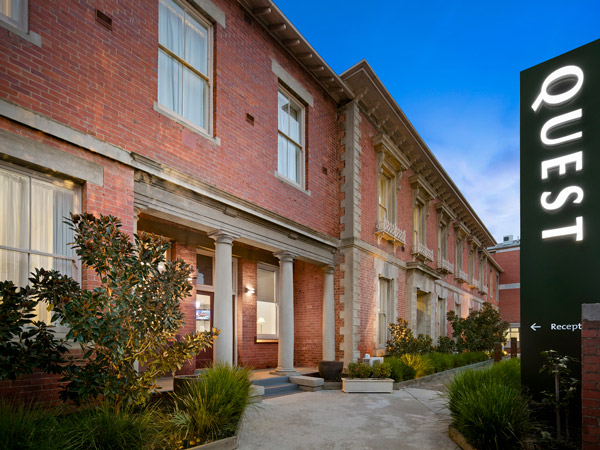 the exterior of Quest Ballarat