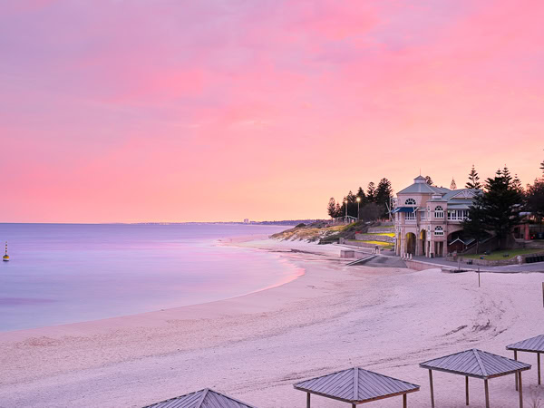 sunset at Cottesloe Beach, Perth