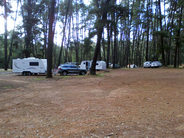 the Nanga Mill Campground in Lane Poole Reserve, Dwellingup