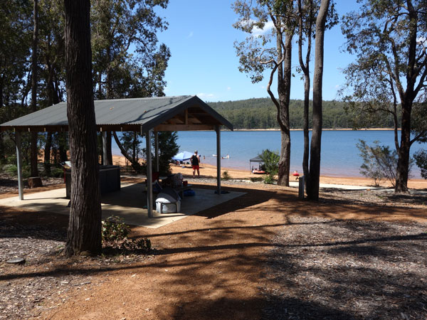 the Potters Gorge Campground, Wellington National Park