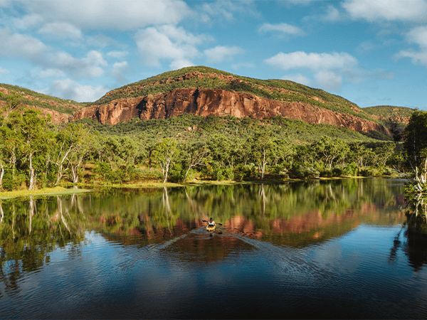 Mount Mulligan views from the weir