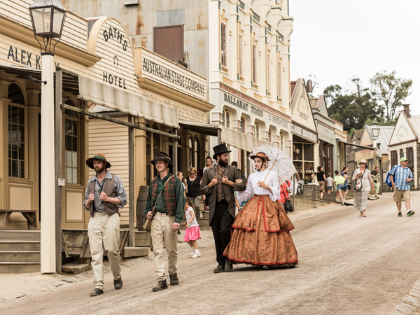 locals during 1850s Ballarat at Sovereign Hill