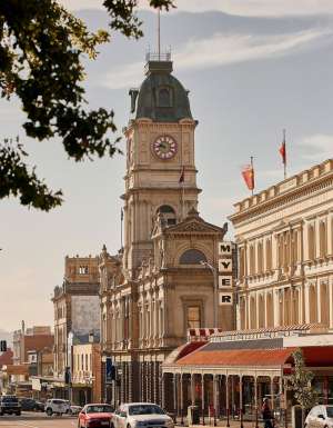heritage buildings along Sturt, Ballarat