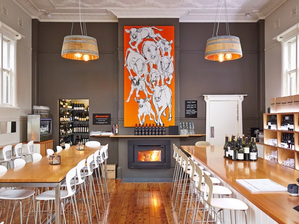 the interior of Ferment the Orange Wine Centre