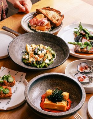 share plates at Tulip restaurant, Geelong