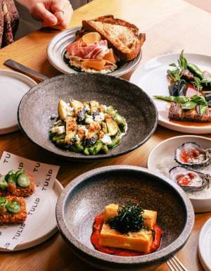 share plates at Tulip restaurant, Geelong