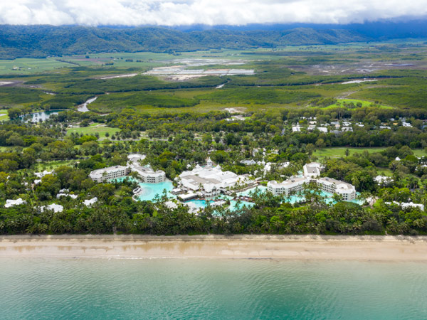 the Sheraton Grand Mirage Resort Port Douglas on Four Mile Beach