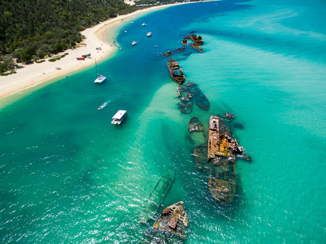 Tangalooma Wrecks, Moreton Island, QLD