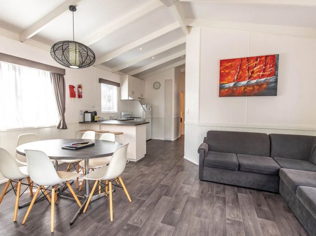 a spacious cabin for groups at Barwon River Holiday Park, Geelong accommodation