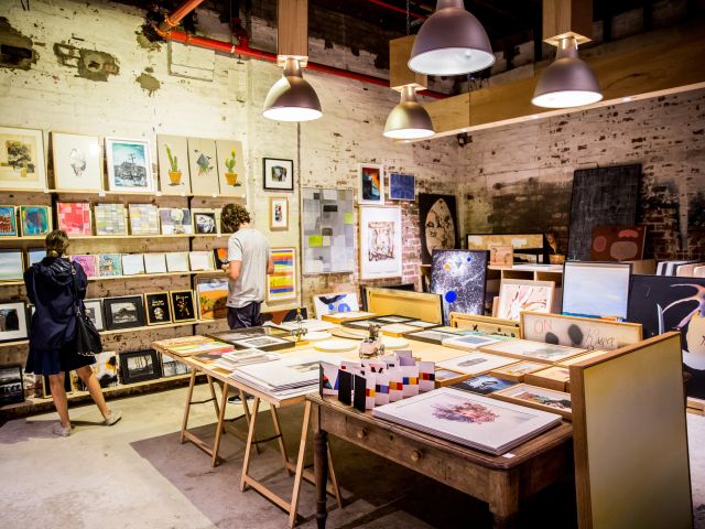 artworks on display at Boom Gallery, Geelong