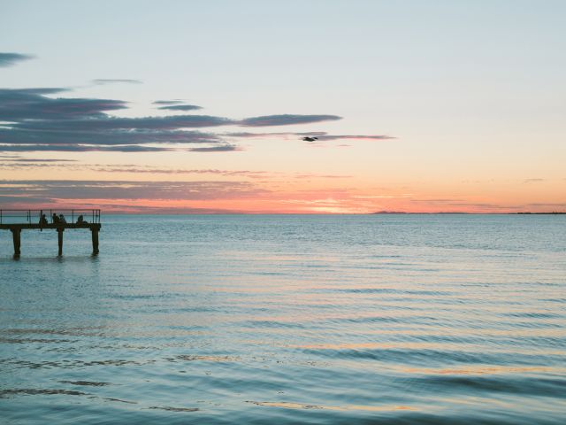 Port Philip Bay at sunset