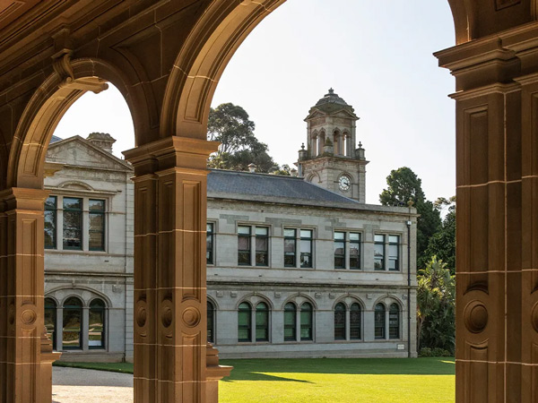 the exterior of Lancemore Mansion Hotel in Werribee Park