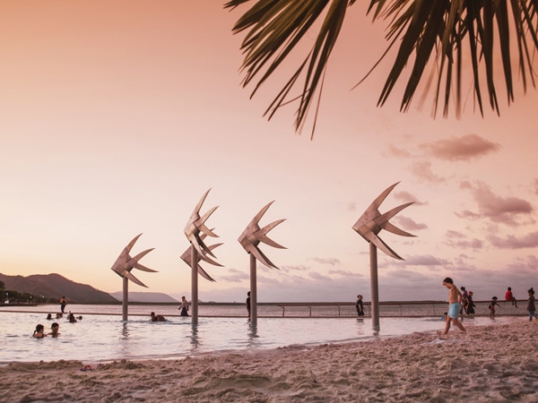 Cairns Lagoon at sunset