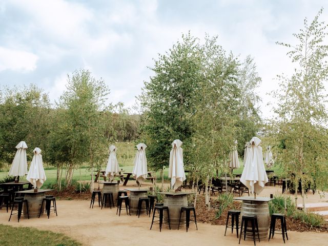 the outdoor garden at Artemis Wines, Southern Highlands