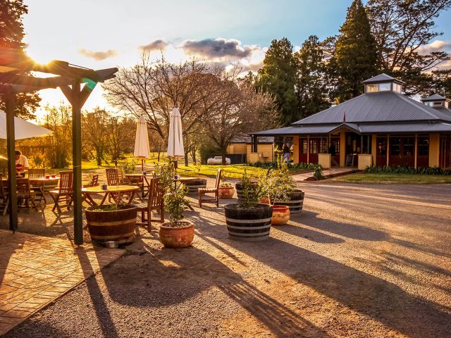 the cellar door and cafe at Eling Forest Winery, Southern Highlands