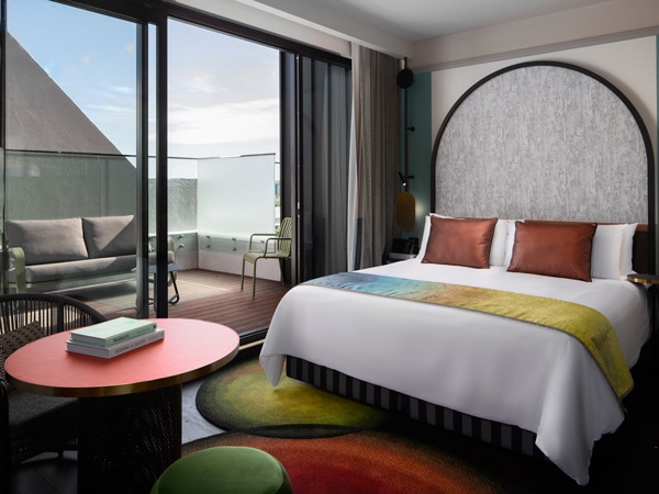 the bedroom at QT Balcony King