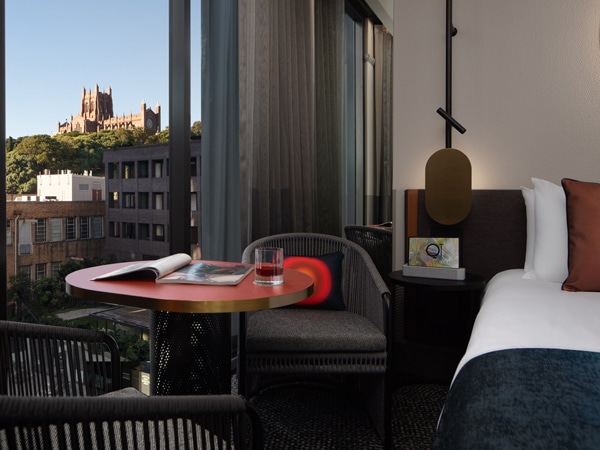 the QT King Room with a balcony