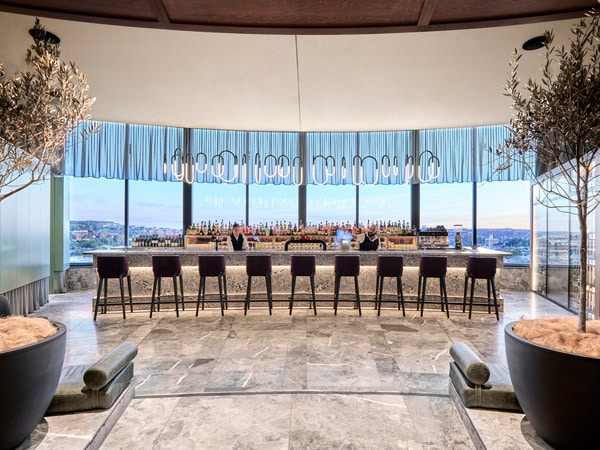 the rooftop bar at Romberg's, Crystalbrook Kingsley