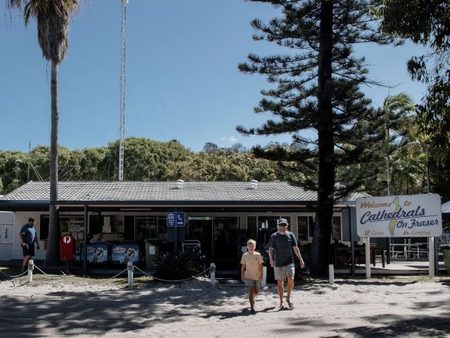 shop at The Cathederals on k'gari fraser island