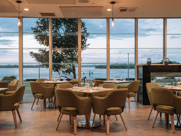 waterfront dining at Zebu Bar & Restaurant