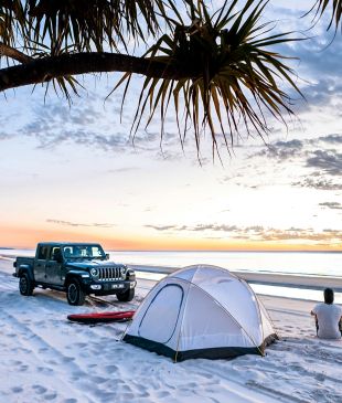<p>A guide to <em>camping</em> on <strong>K&#8217;gari</strong></p>
