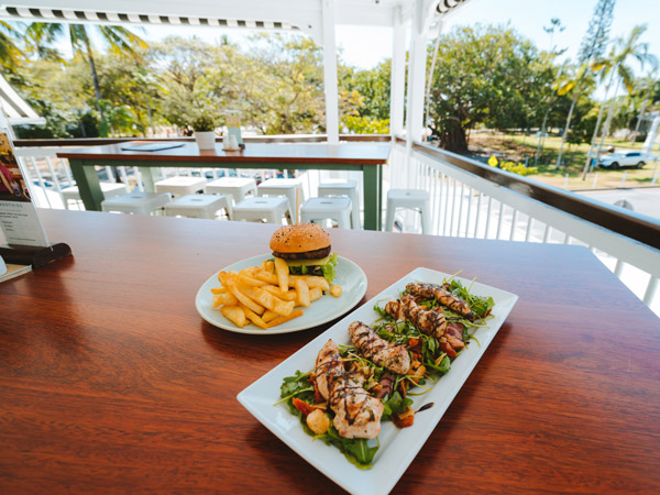 pub favourites at The Court House Hotel, Port Douglas