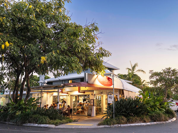 the restaurant exterior of Seabean, Port Douglas