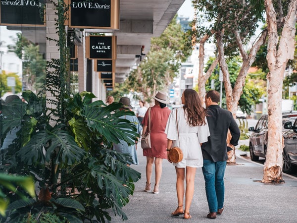 James Street in Brisbane