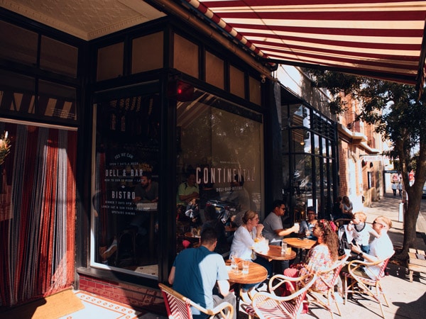 Dine at Newtown's Continental Deli.