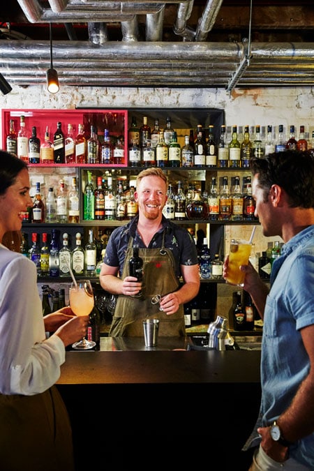 Perth's vibrant nightlife.