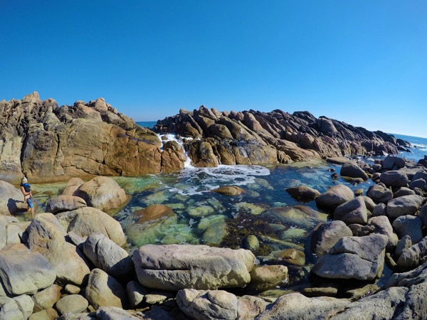Swim at Injidup natural spa