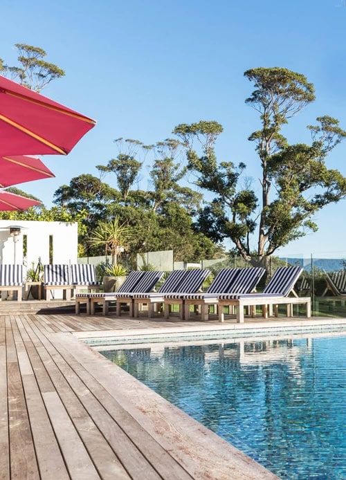 The pool at Check into Bannisters’ Mollymook by the Sea