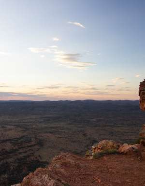 Alice Springs surrounds as seen from above