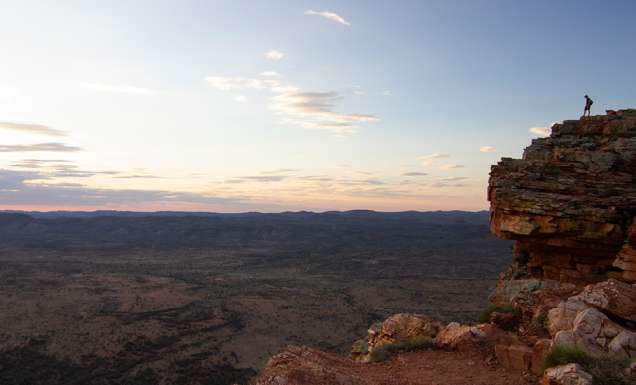 Alice Springs surrounds as seen from above