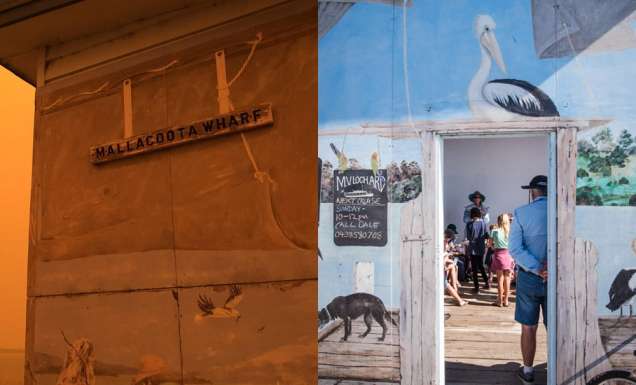 Mallacoota during and after the fires