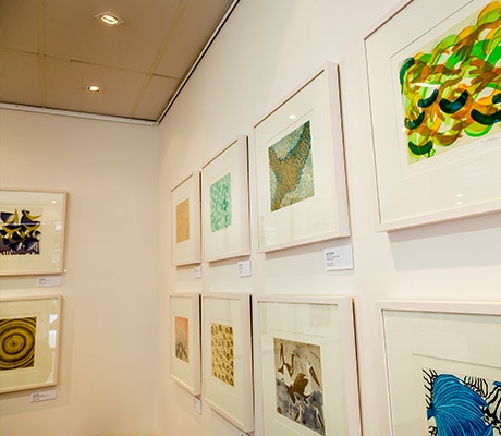 Aboriginal artwork at Nomad Art, Darwin