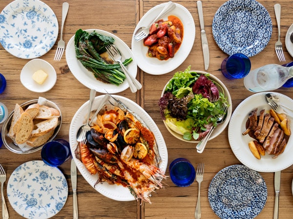 Food at Wild Flower Bar + Dining, Killcare