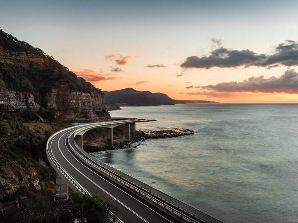 Drive the iconic Sea Cliff Bridge
